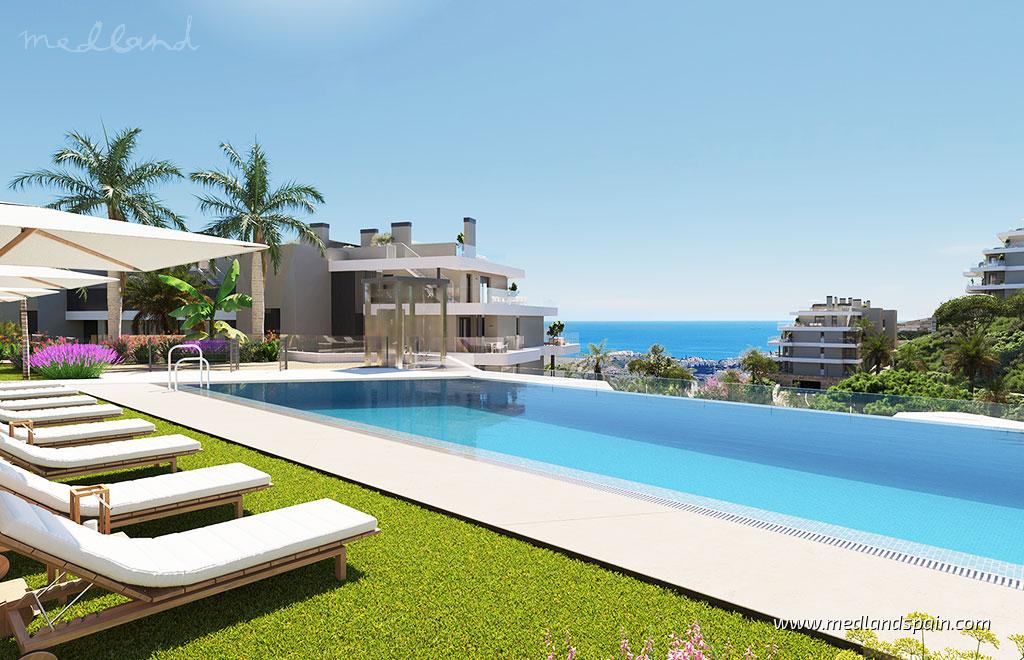 Apartament w Mijas Costa, Malaga, Hiszpania 2 sypialnie, 86 mkw. nr 66683