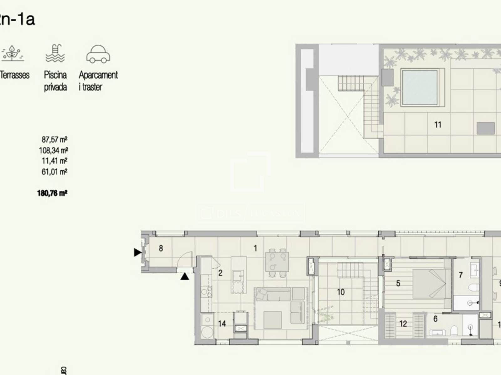 Apartment in Sant Cugat Del Valles, Barcelona, Spain 3 bedrooms, 180 sq.m. No. 152187
