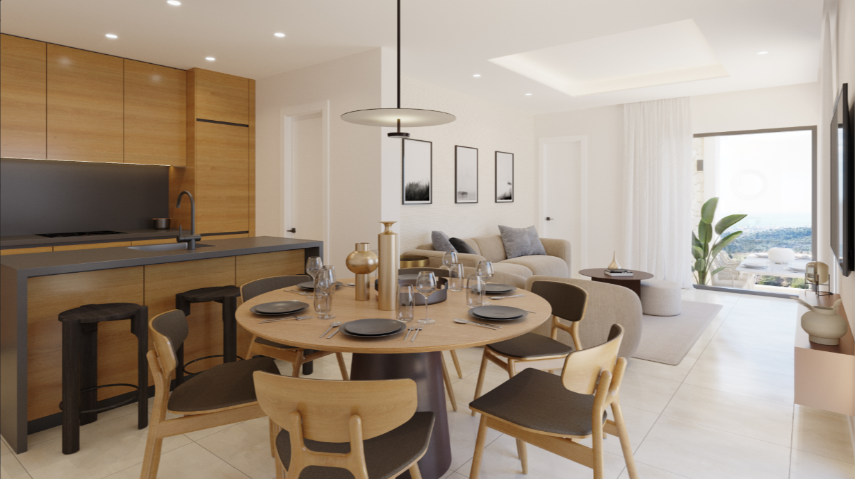 Вилла в Финестрат, Аликанте, Испания 3 спальни, 94м2 №114615