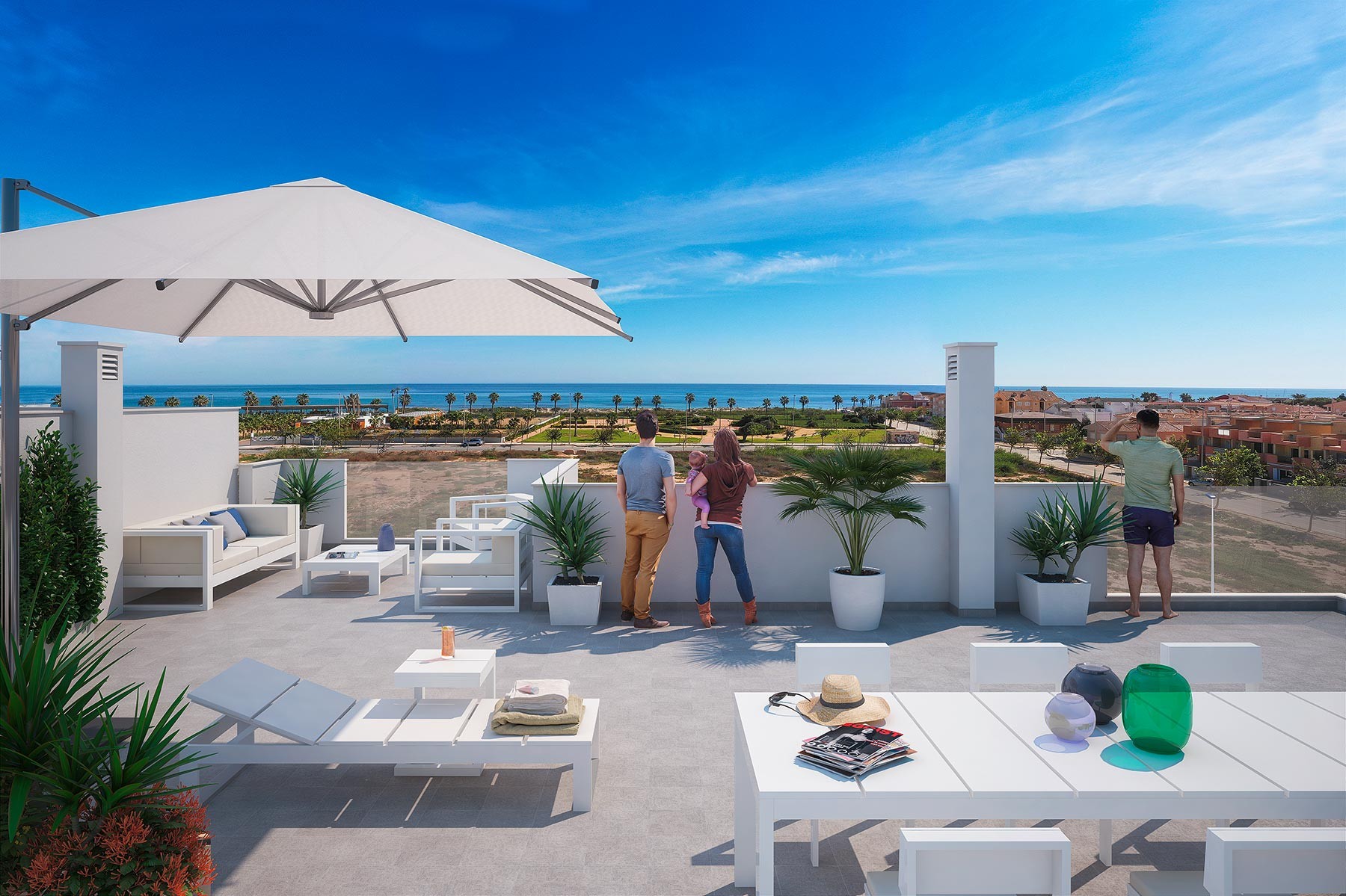 Villa en Pilar de la Horadada, Alicante, España 3 dormitorios, 99 m2 No. 112138