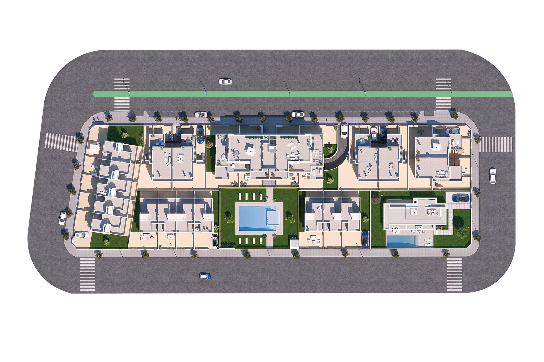 Villa en Pilar de la Horadada, Alicante, España 3 dormitorios, 99 m2 No. 112138