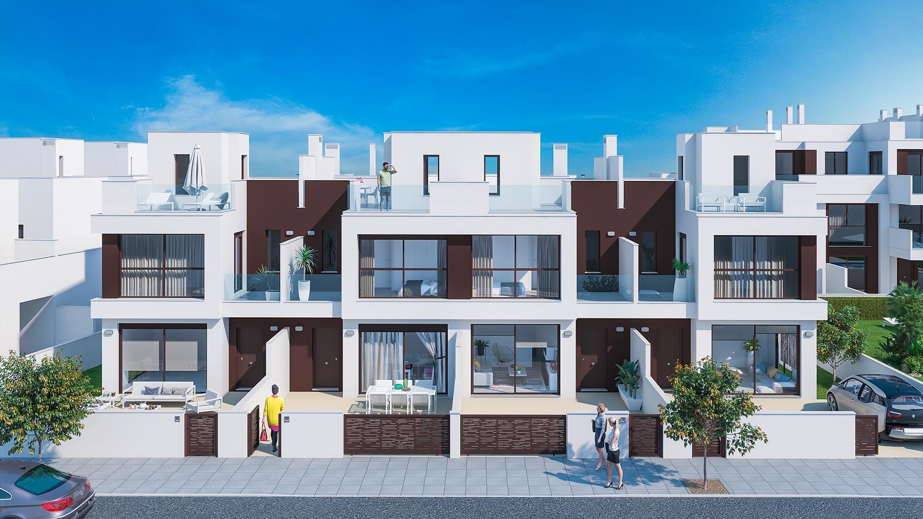 Villa en Pilar de la Horadada, Alicante, España 3 dormitorios, 99 m2 No. 112138