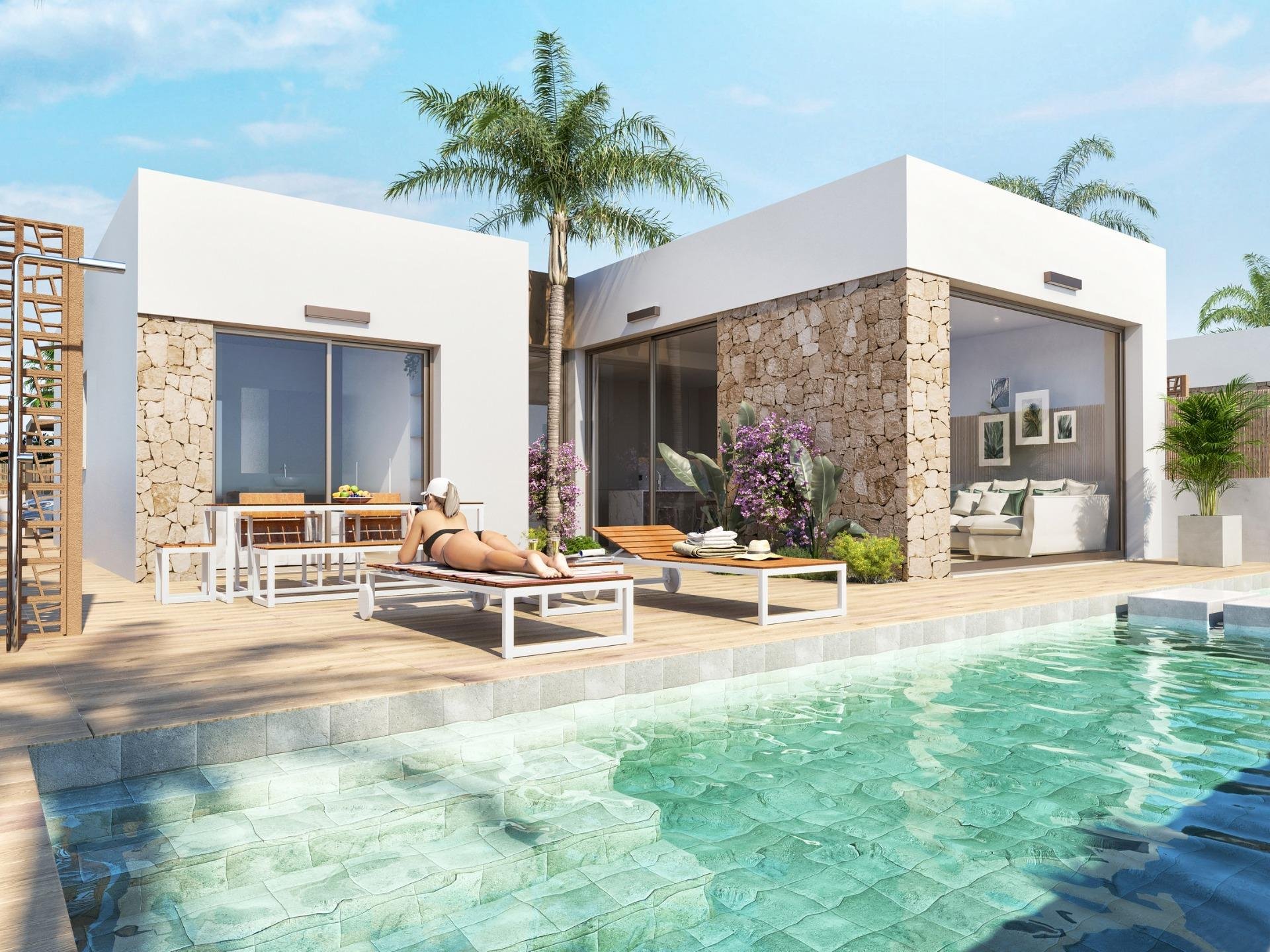Villa in Los Alcazares, Murcia, Spain 3 bedrooms, 101 sq.m. No. 170040