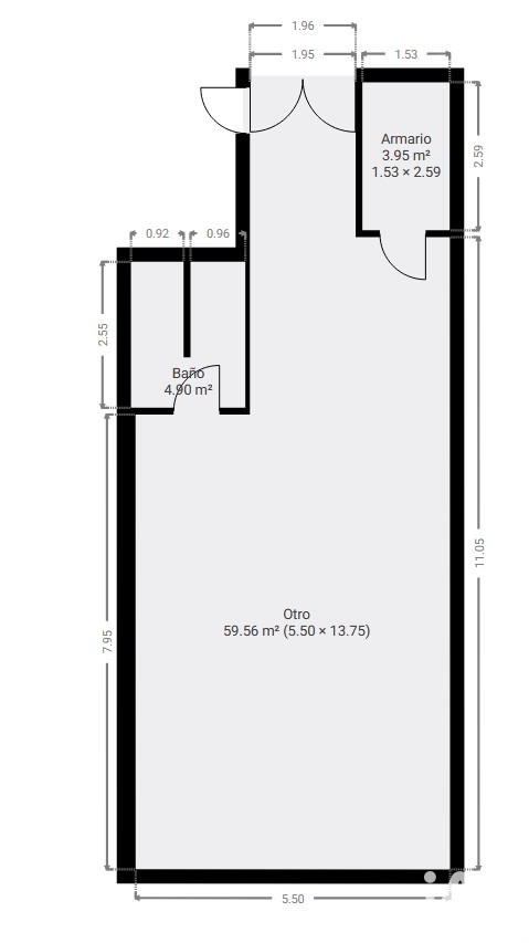 Gewerbeimmobilien in Barcelona, Spanien 68 m2 Nr. 173212