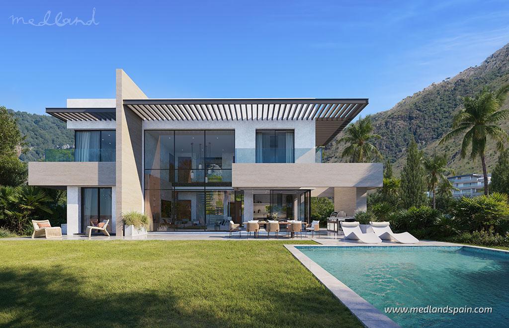 Villa in Mijas Costa, Malaga, Spain 5 bedrooms, 391 sq.m. No. 196884