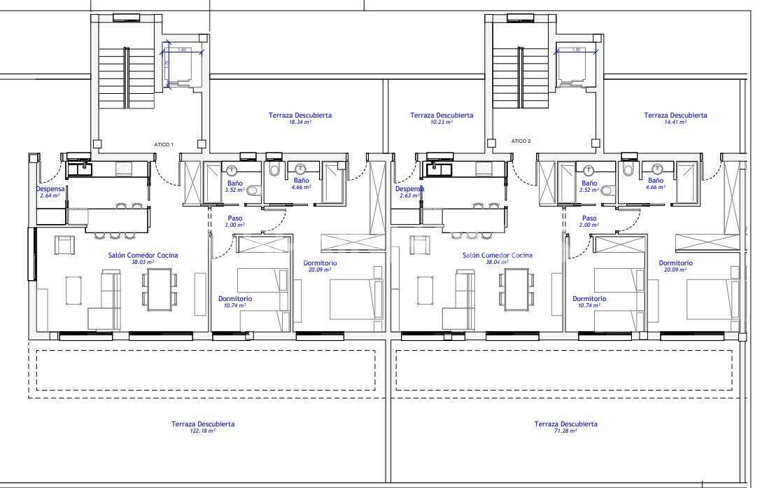 Penthouse à Mijas, Malaga, Espagne 2 chambres, 92 m2 No. 149959