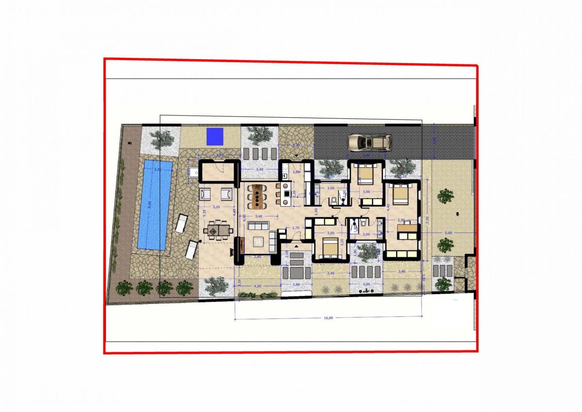 Villa a L'Alfàs del Pi, Alicante, Spagna 3 camere da letto, 240 mq. N° 80728