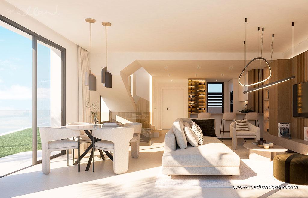 Townhouse in Mijas Costa, Malaga, Spain 3 bedrooms, 150 sq.m. No. 147521