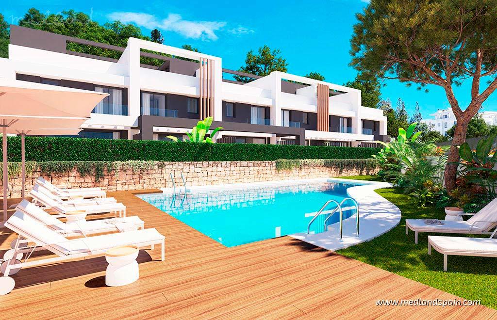 Townhouse in Mijas Costa, Malaga, Spain 3 bedrooms, 198 sq.m. No. 147525