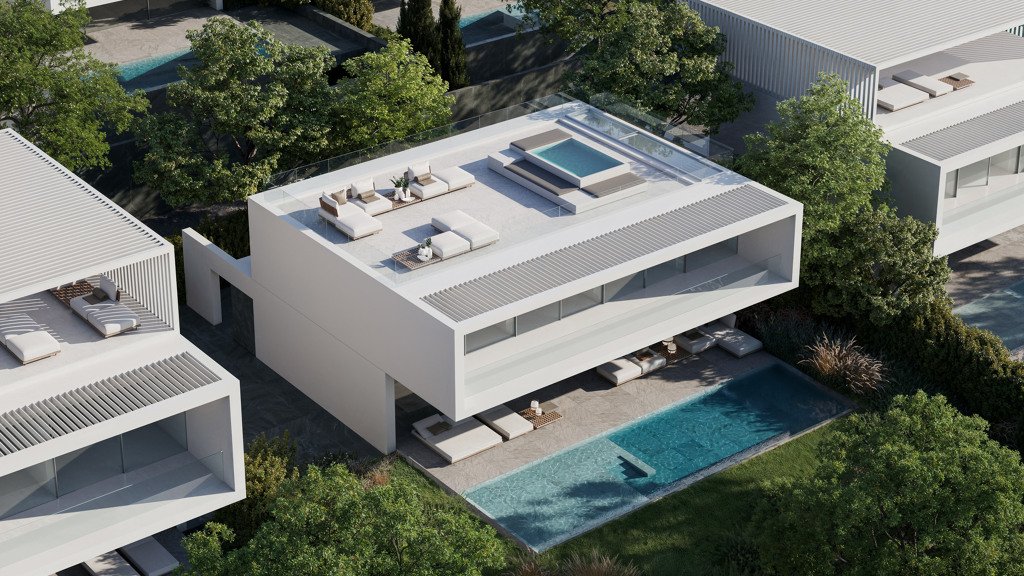 Villa i Malaga, Spanien 4 sovrum, 634 kvm. Nr. 107396
