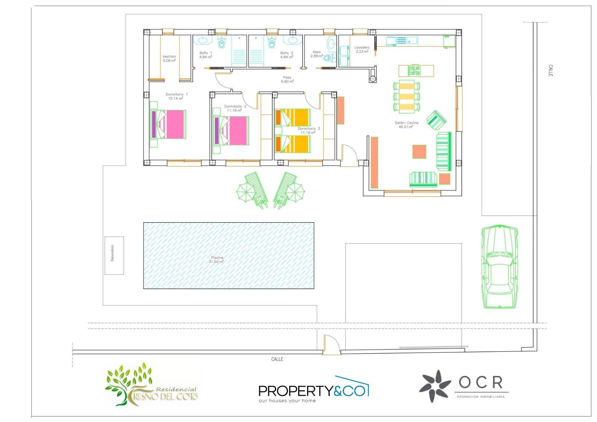 Villa a Calasparra, Murcia, Spagna 3 camere da letto, 129 mq. N° 148745