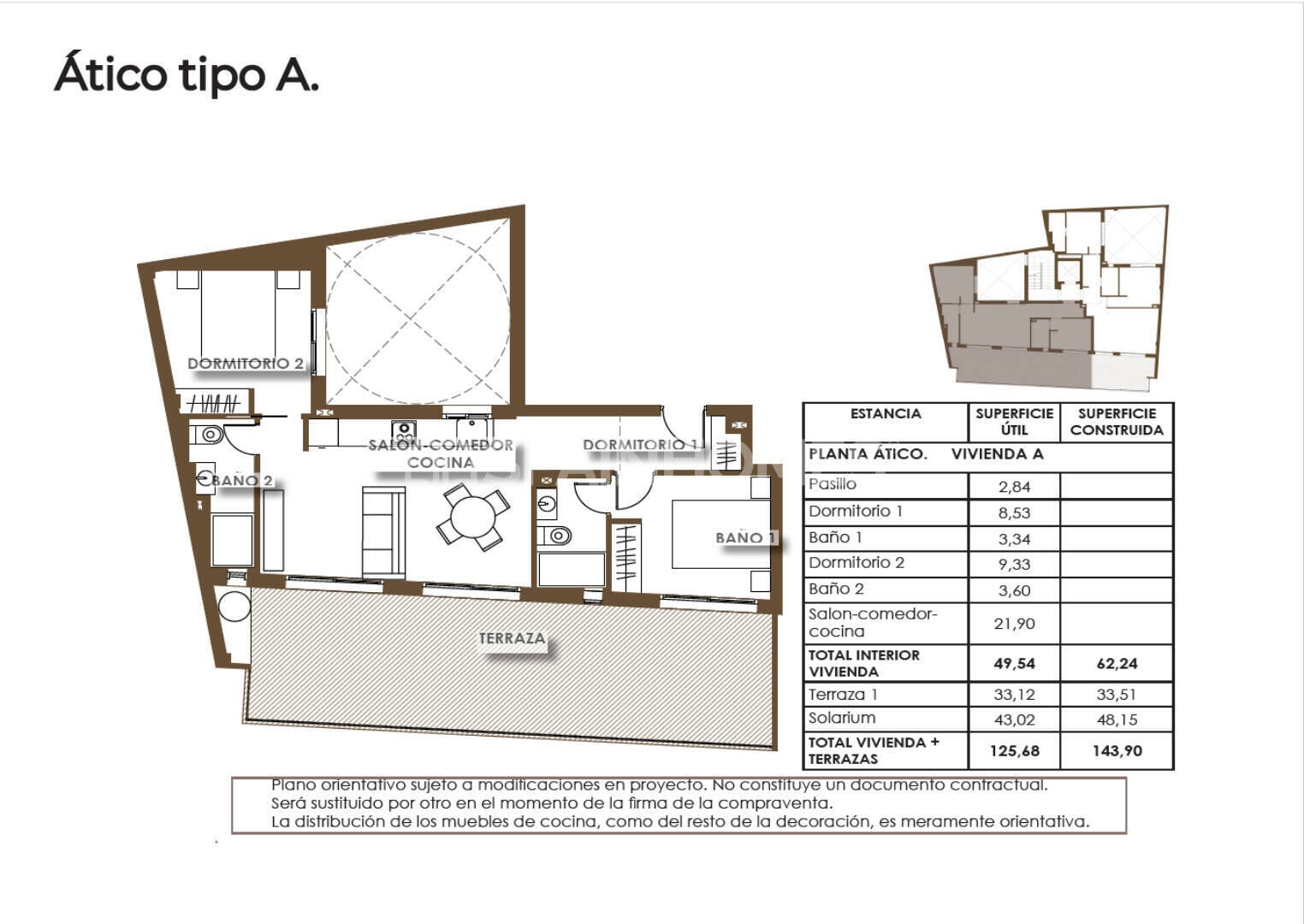 Penthauss Torrevieja, Alicante, Spānijā 2 istabas, 143 m2 Nr. 148739
