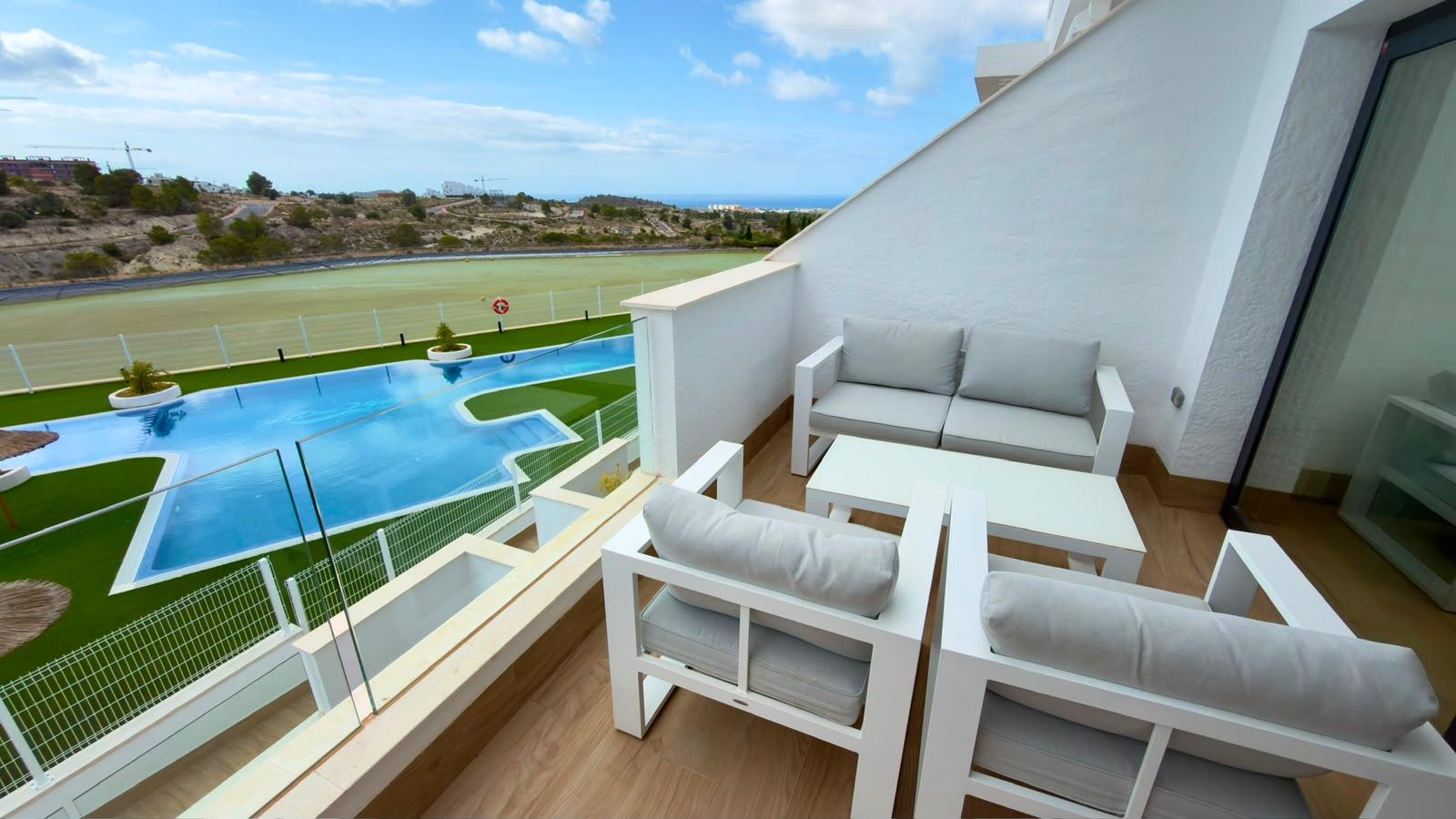 Bungalow a Finestrat, Alicante, Spagna 3 camere da letto, 185.62 mq. N° 177508