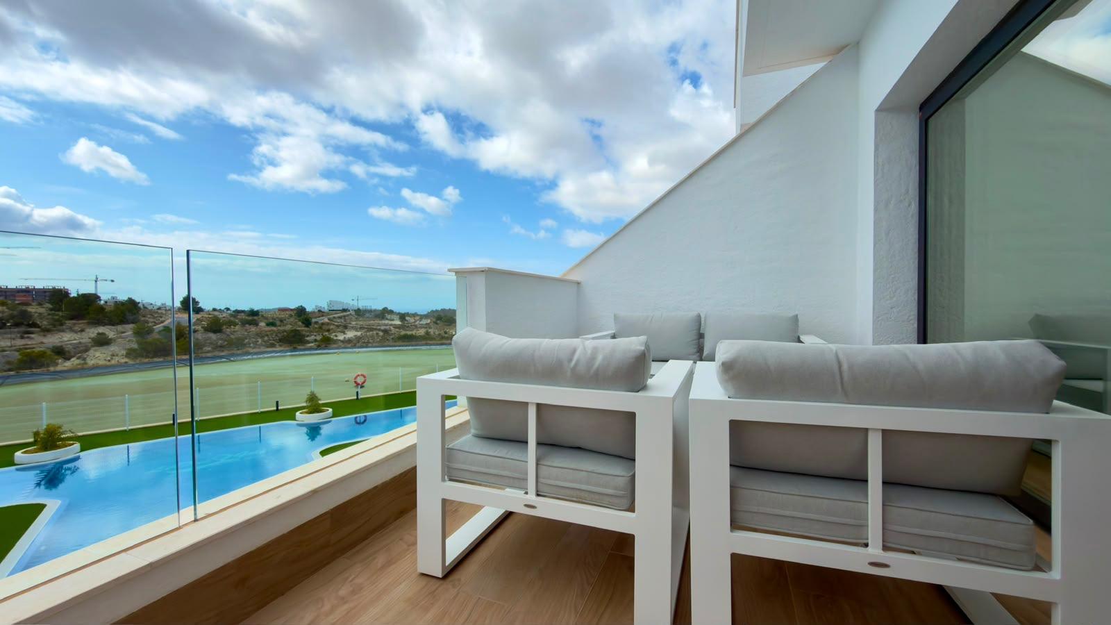 Bungalow a Finestrat, Alicante, Spagna 3 camere da letto, 185.62 mq. N° 177508