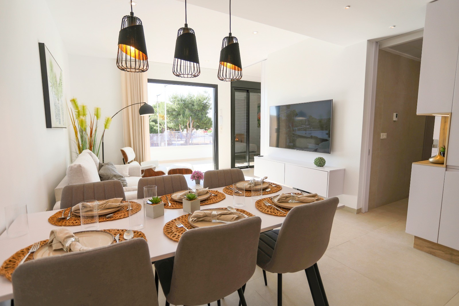 Bungalow i San Pedro del Pinatar, Murcia, Spanien 3 sovrum, 83 kvm. Nr. 96664