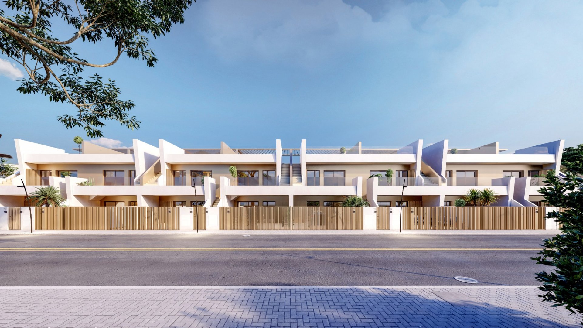 Bungalow i San Pedro del Pinatar, Murcia, Spanien 3 sovrum, 83 kvm. Nr. 96664
