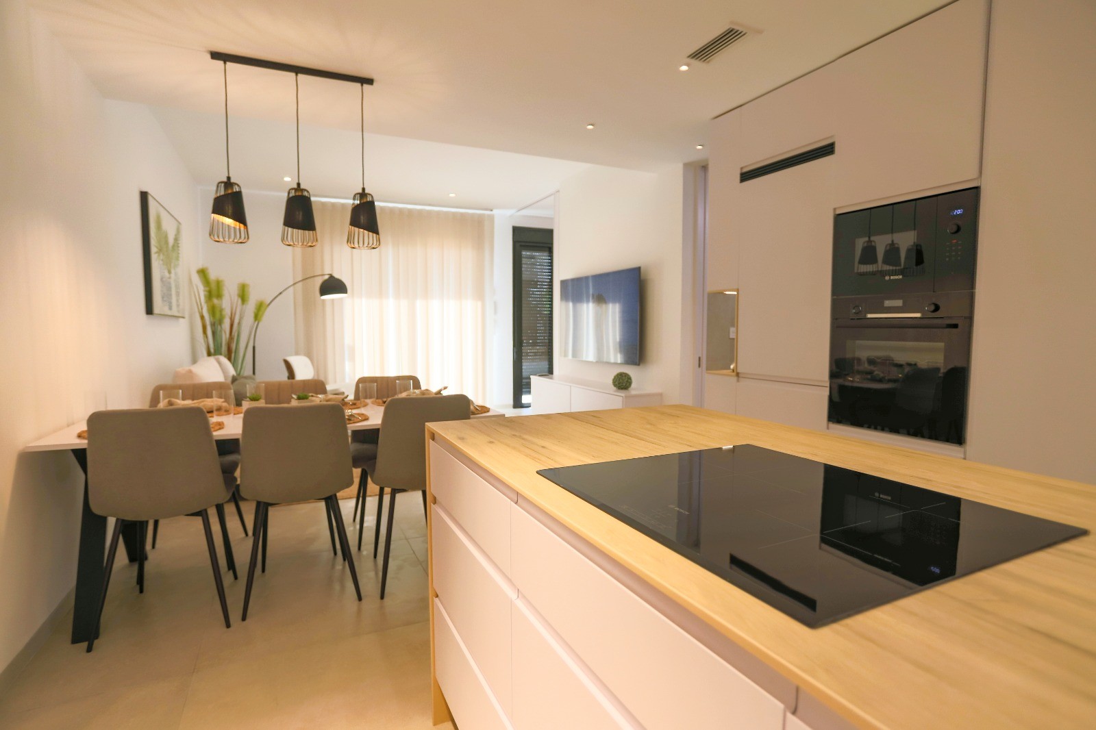 Bungalow i San Pedro del Pinatar, Murcia, Spanien 3 sovrum, 83 kvm. Nr. 96664