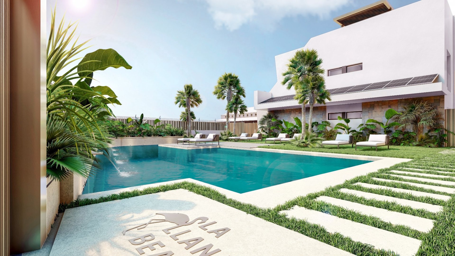 Bungalow i San Pedro del Pinatar, Murcia, Spanien 3 sovrum, 83 kvm. Nr. 96664