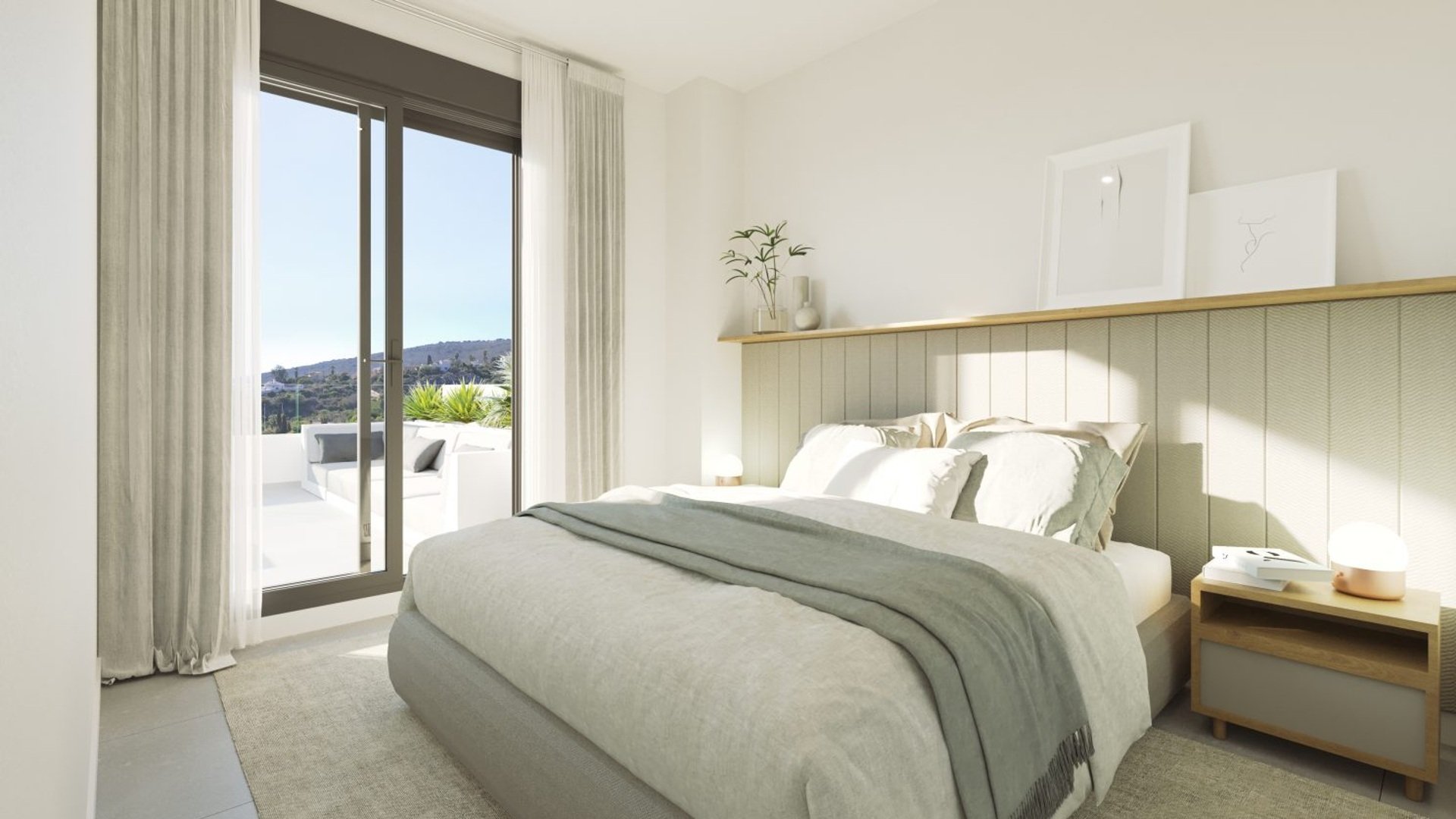 Radhus i Blue View Heights, Manilva, Malaga, Spanien 4 sovrum, 159 kvm. Nr. 65808