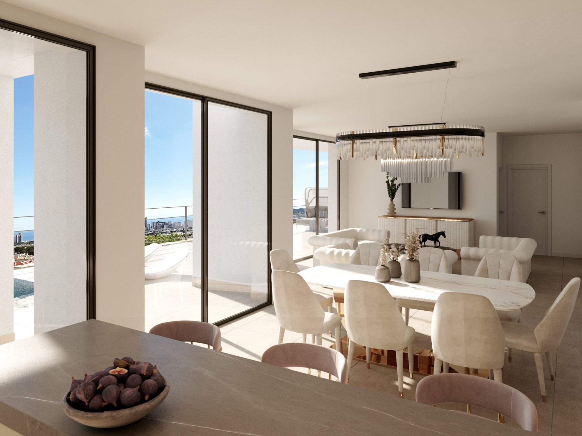 Huvila Finestrat, Alicante, Espanja 5 makuuhuonetta, 365 m2 No. 156410