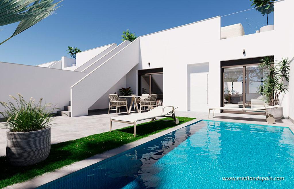 Villa in Torre-Pacheco, Murcia, Spanien 2 Schlafzimmer, 81 m2 Nr. 166162