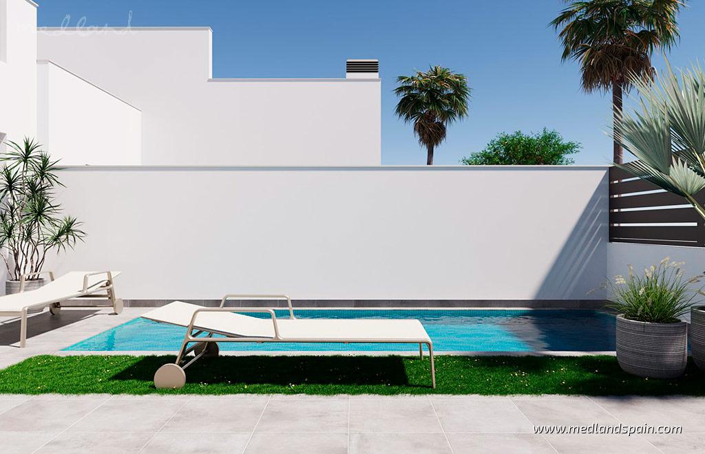 Villa in Torre-Pacheco, Murcia, Spanien 2 Schlafzimmer, 81 m2 Nr. 166162