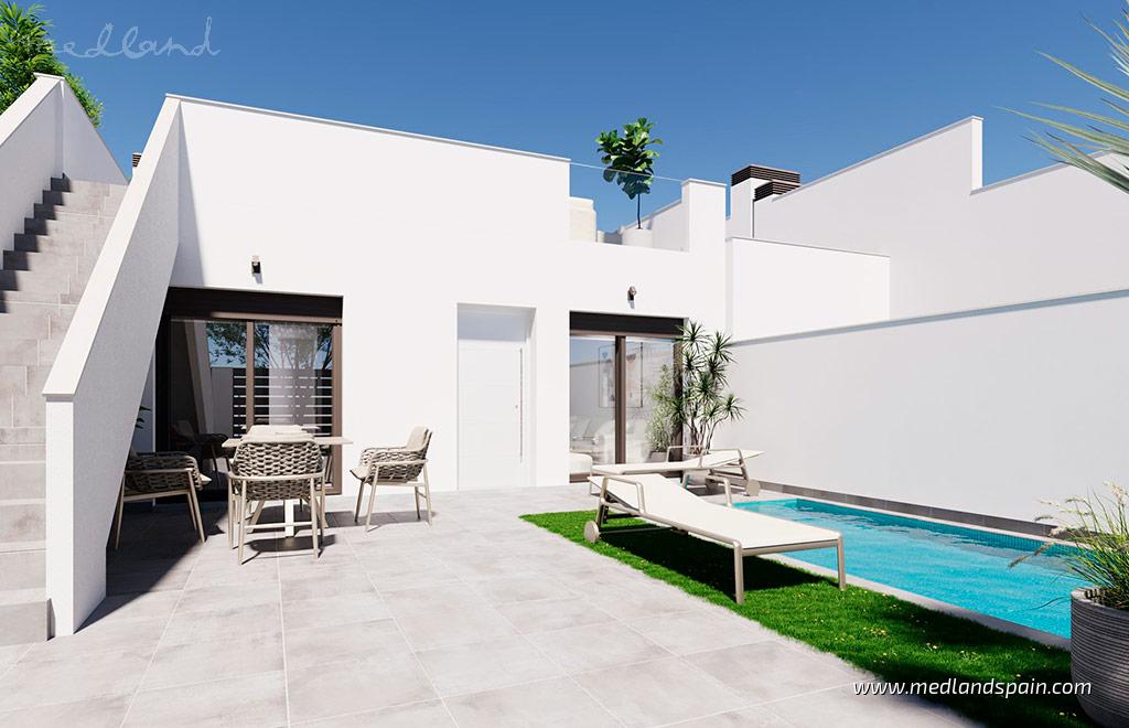 Villa in Torre-Pacheco, Murcia, Spanien 2 Schlafzimmer, 81 m2 Nr. 166162