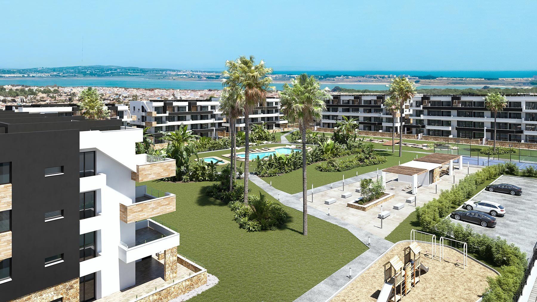 Apartment in Torrevieja, Alicante, Spain 2 bedrooms, 81 sq.m. No. 137572