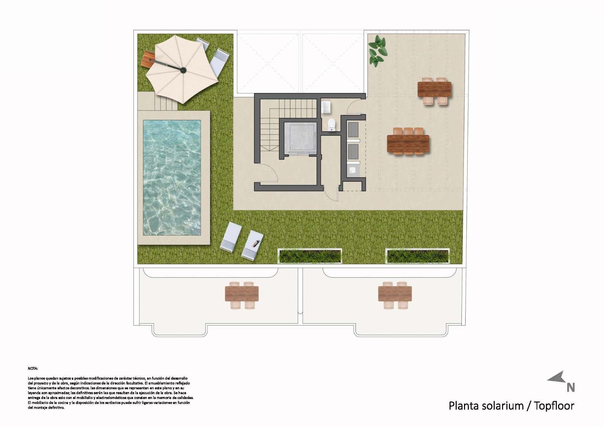 Wohnung in Pilar de la Horadada, Alicante, Spanien 1 Schlafzimmer, 55 m2 Nr. 181173