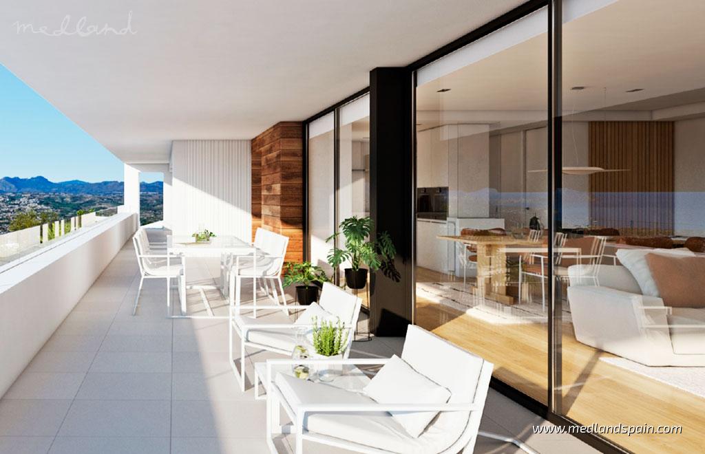 Huvila Cumbre Del Sol, Alicante, Espanja 3 makuuhuonetta, 183 m2 No. 167843