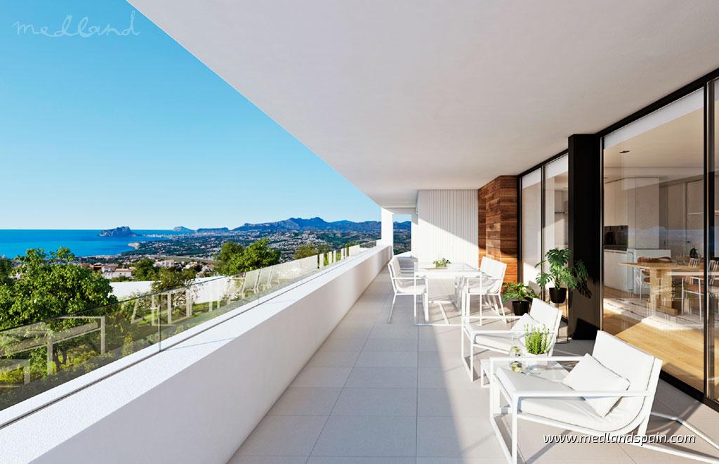 Huvila Cumbre Del Sol, Alicante, Espanja 3 makuuhuonetta, 183 m2 No. 167843