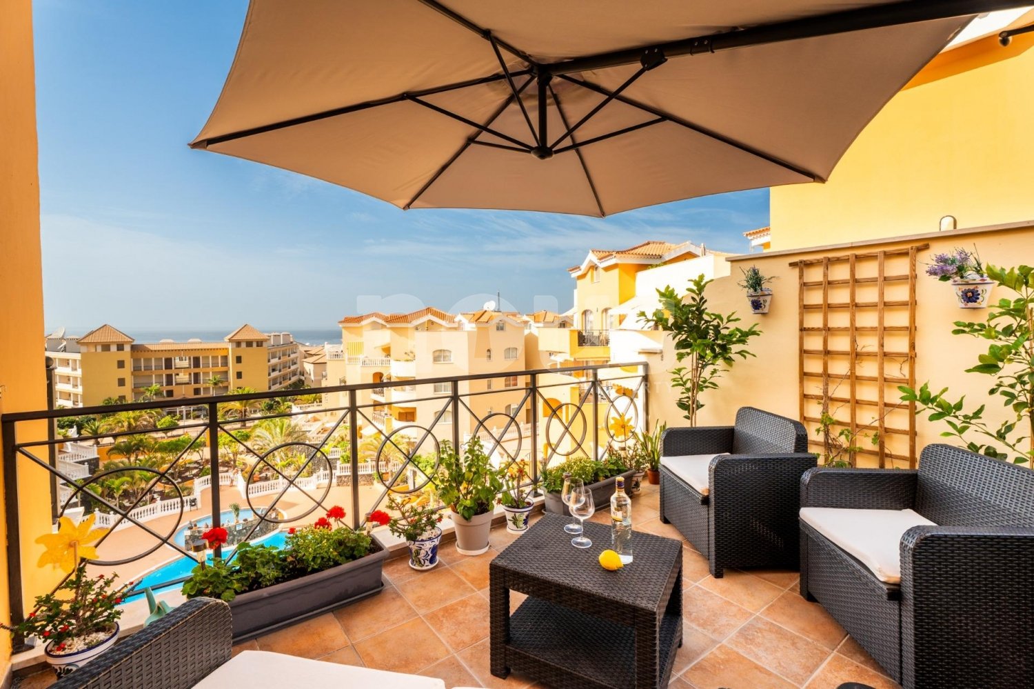 Kattohuoneisto Los Cristianos, Tenerife, Espanja 2 makuuhuonetta, 145 m2 No. 151437