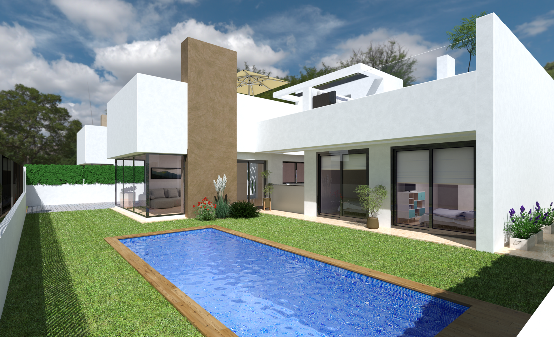 Villa à Santa Rosalia, Murcia, Espagne 3 chambres, 140 m2 No. 184389