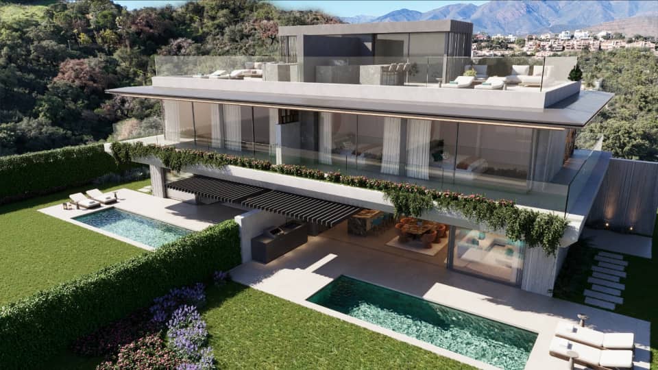 Dvīņu māja Ojen, Malaga, Spānijā 3 istabas, 185 m2 Nr. 135461