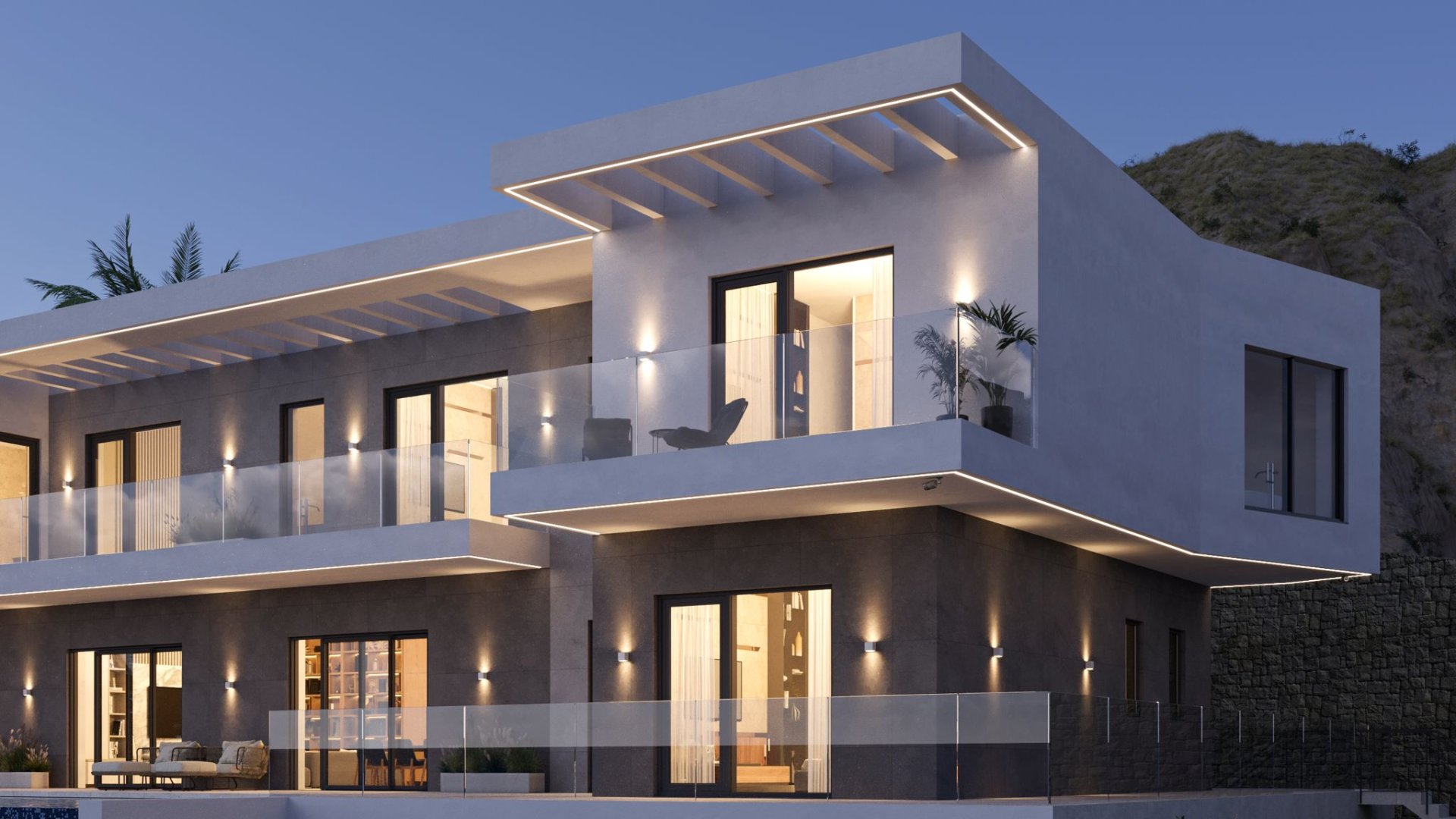 Huvila Benidorm, Alicante, Espanja 7 makuuhuonetta, 638 m2 No. 180642