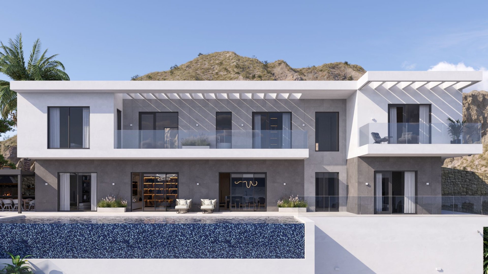 Huvila Benidorm, Alicante, Espanja 7 makuuhuonetta, 638 m2 No. 180642