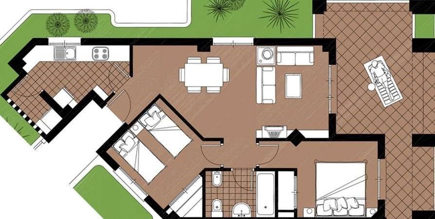Apartment in Murcia, Spain 2 bedrooms, 75 sq.m. No. 195681