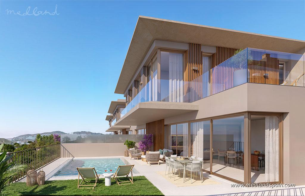 Townhouse in Mijas Costa, Malaga, Spanien 4 Schlafzimmer, 200 m2 Nr. 194057