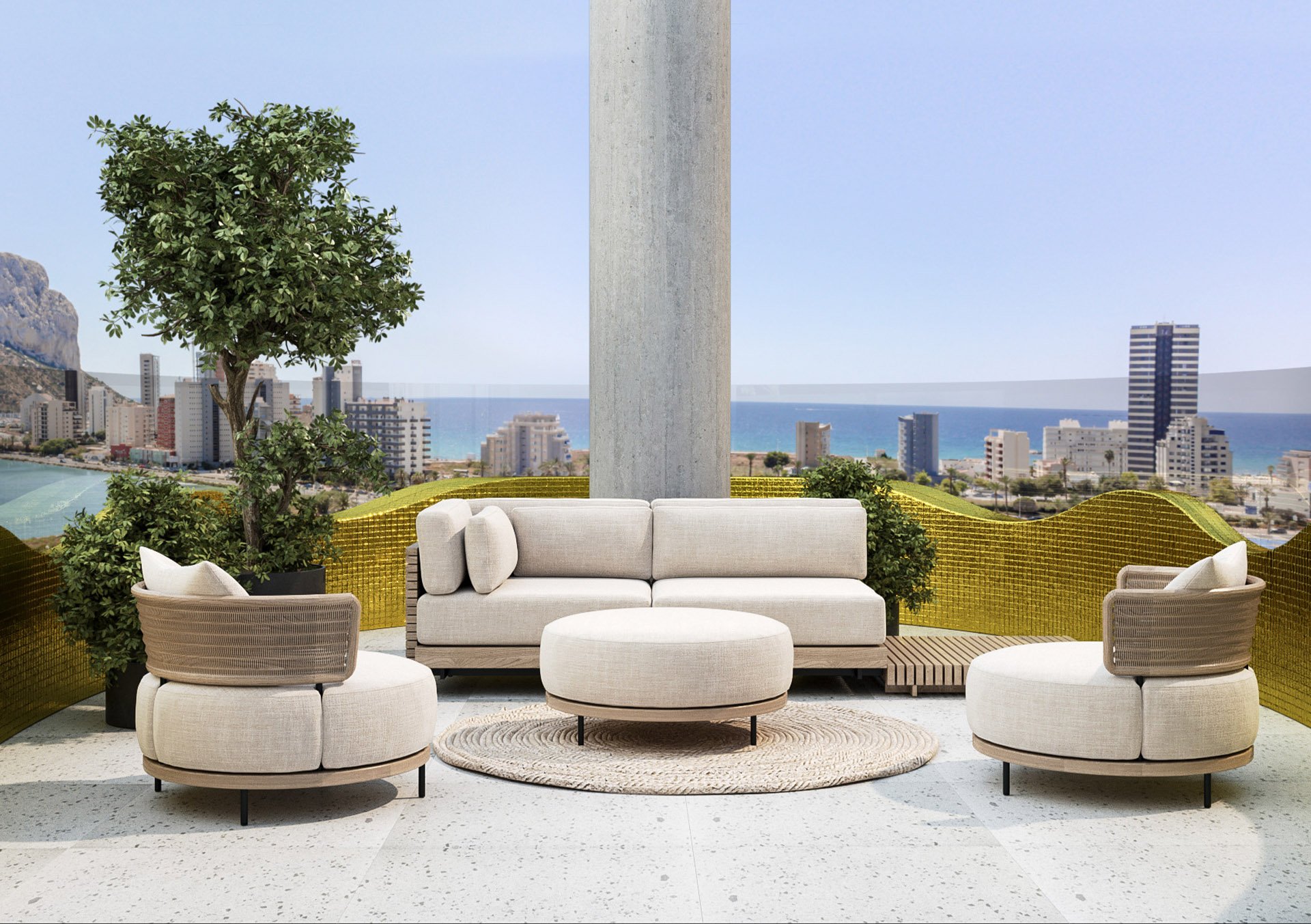 Apartment in Calpe, Alicante, Spain 3 bedrooms, 145 sq.m. No. 152137