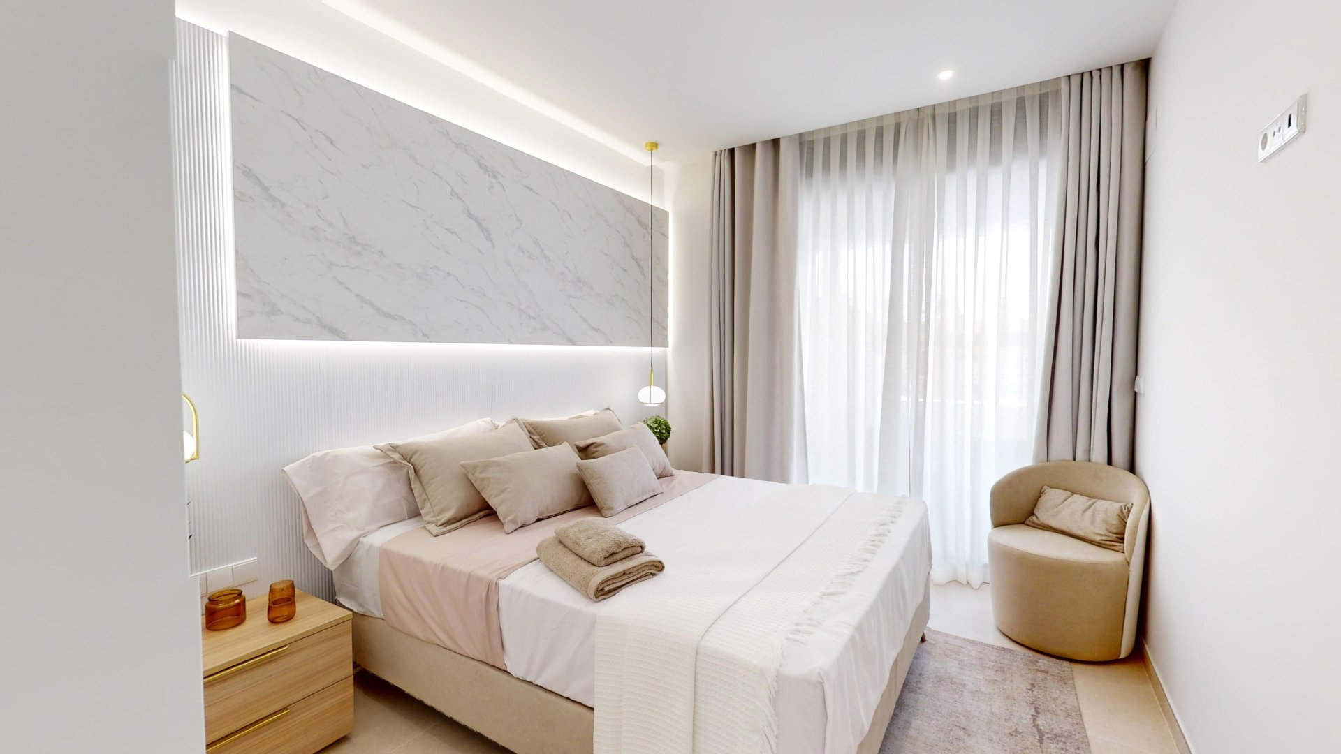 Lägenhet i Cabo Roig, Alicante, Spanien 2 sovrum, 77 kvm. Nr. 163394