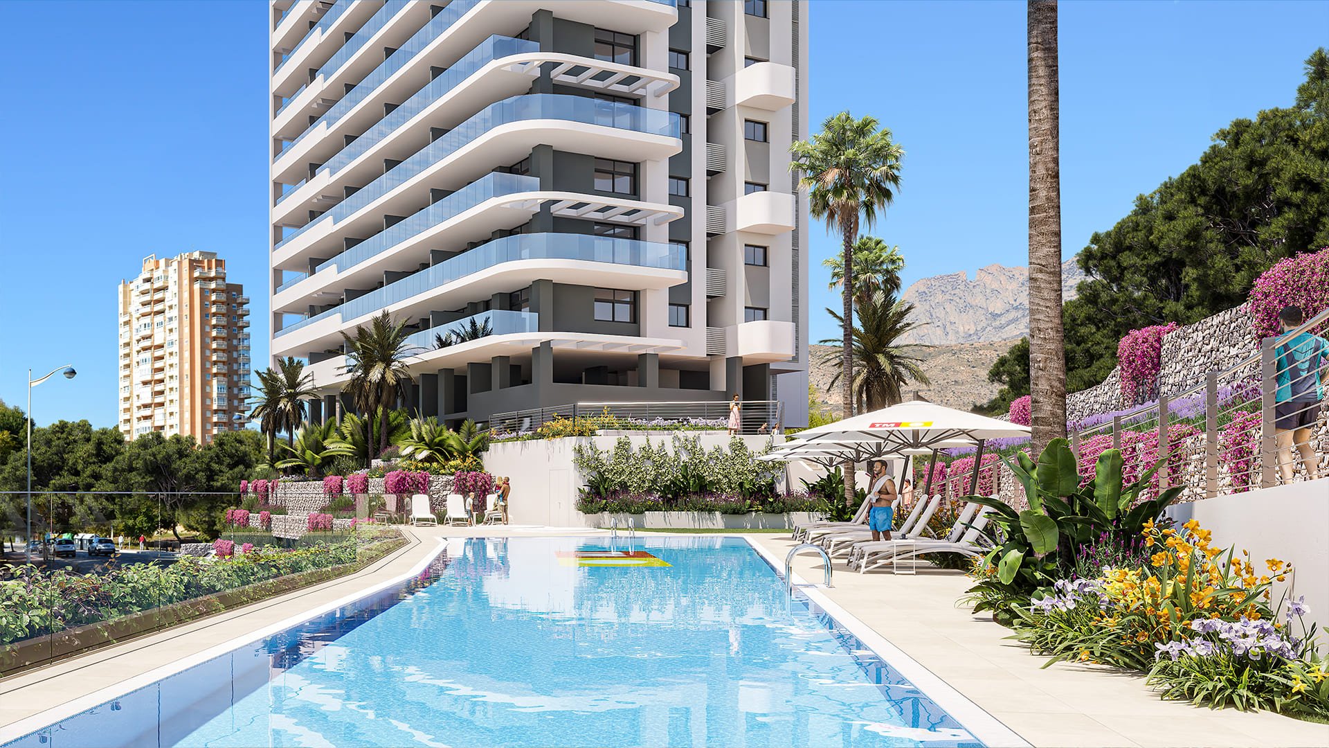 Appartamento a Benidorm, Alicante, Spagna 2 camere da letto, 94 mq. N° 163402