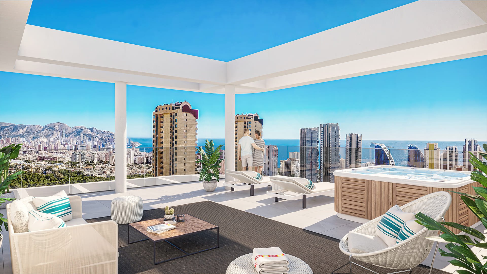Appartamento a Benidorm, Alicante, Spagna 2 camere da letto, 94 mq. N° 163402