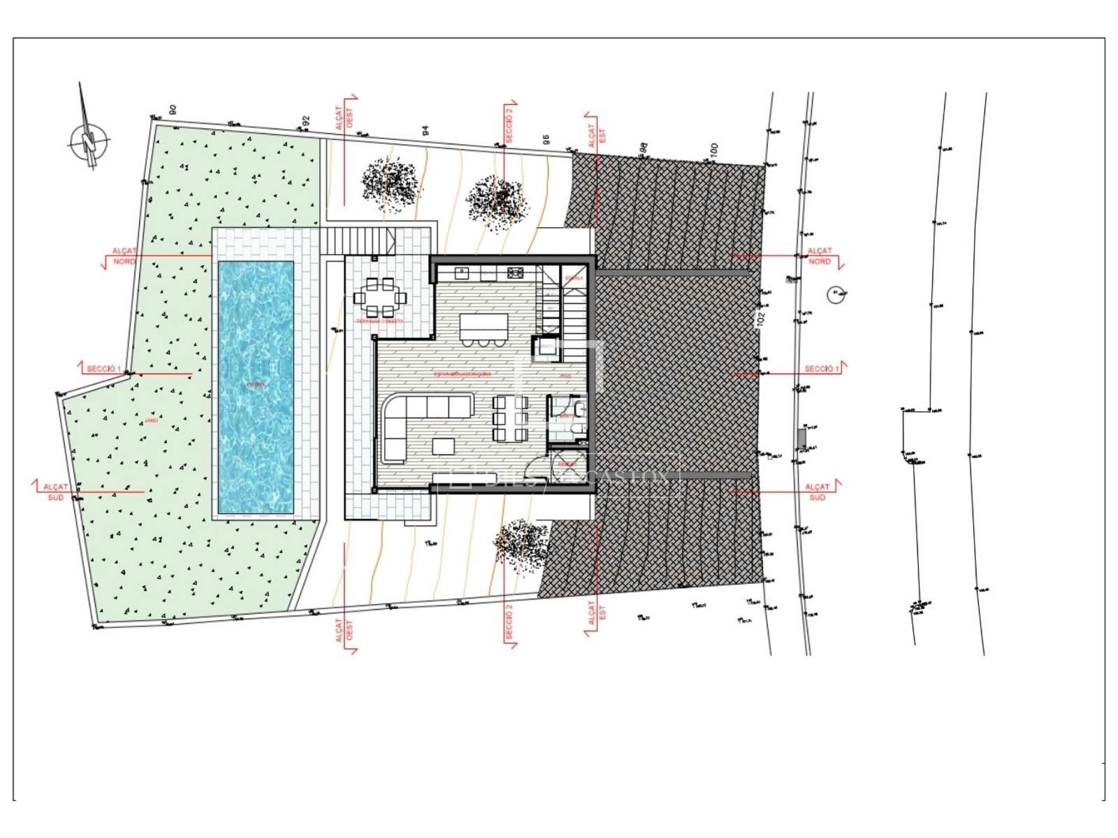 Huvila Sitges, Barcelona, Espanja 3 makuuhuonetta, 204 m2 No. 167575
