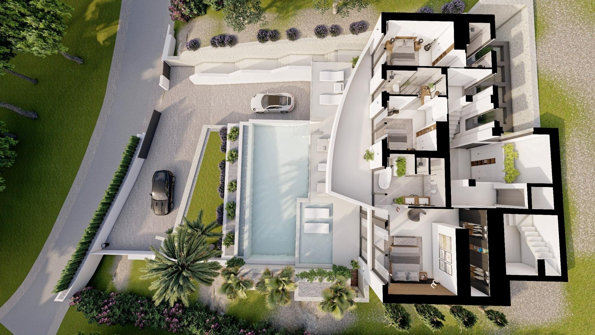 Huvila Altea, Alicante, Espanja 3 makuuhuonetta, 731.9 m2 No. 165768