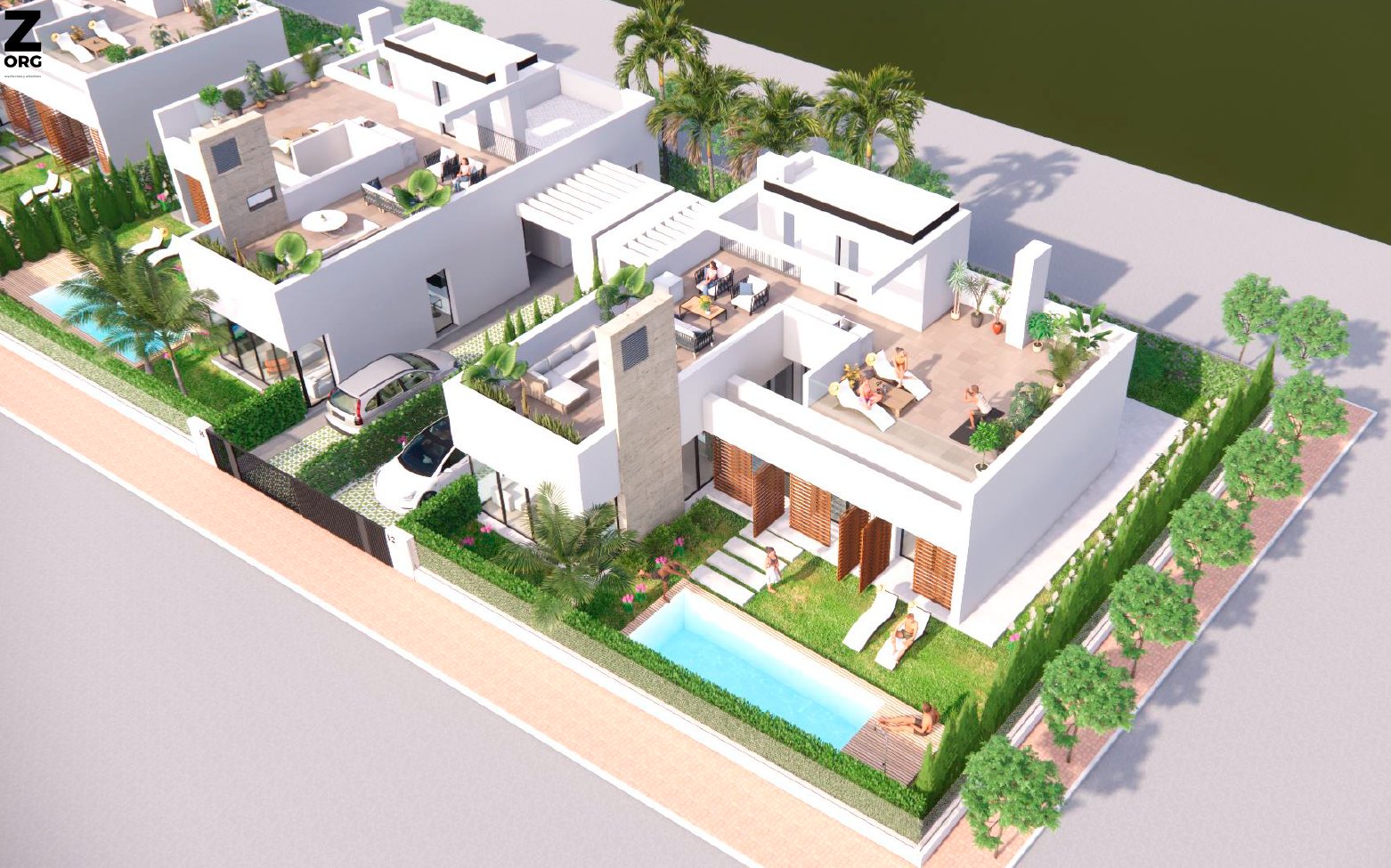 Huvila Santa Rosalia, Murcia, Espanja 3 makuuhuonetta, 140 m2 No. 163330