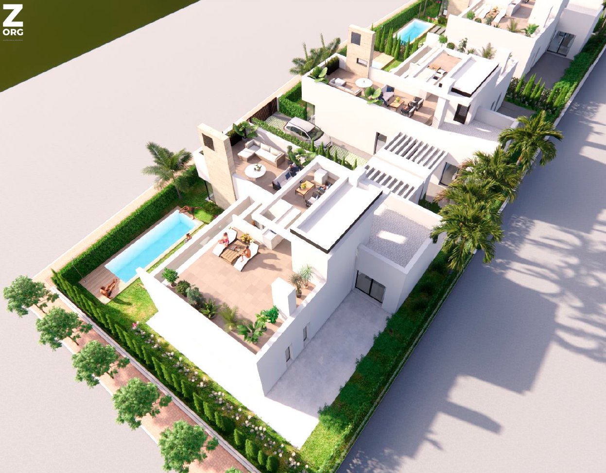 Huvila Santa Rosalia, Murcia, Espanja 3 makuuhuonetta, 140 m2 No. 163330