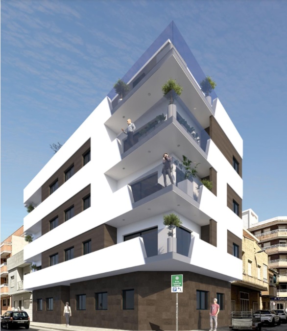 Квартира в Торревьеха, Аликанте, Испания 2 спальни, 74м2 №145275