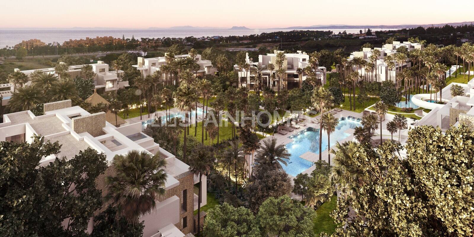 Attico a Estepona, Malaga, Spagna 3 camere da letto, 141 mq. N° 164967
