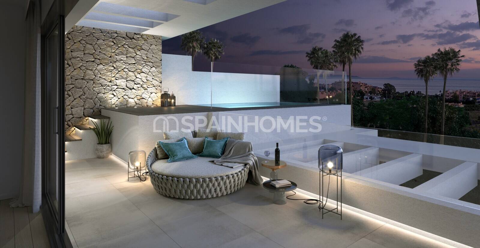 Attico a Estepona, Malaga, Spagna 3 camere da letto, 141 mq. N° 164967