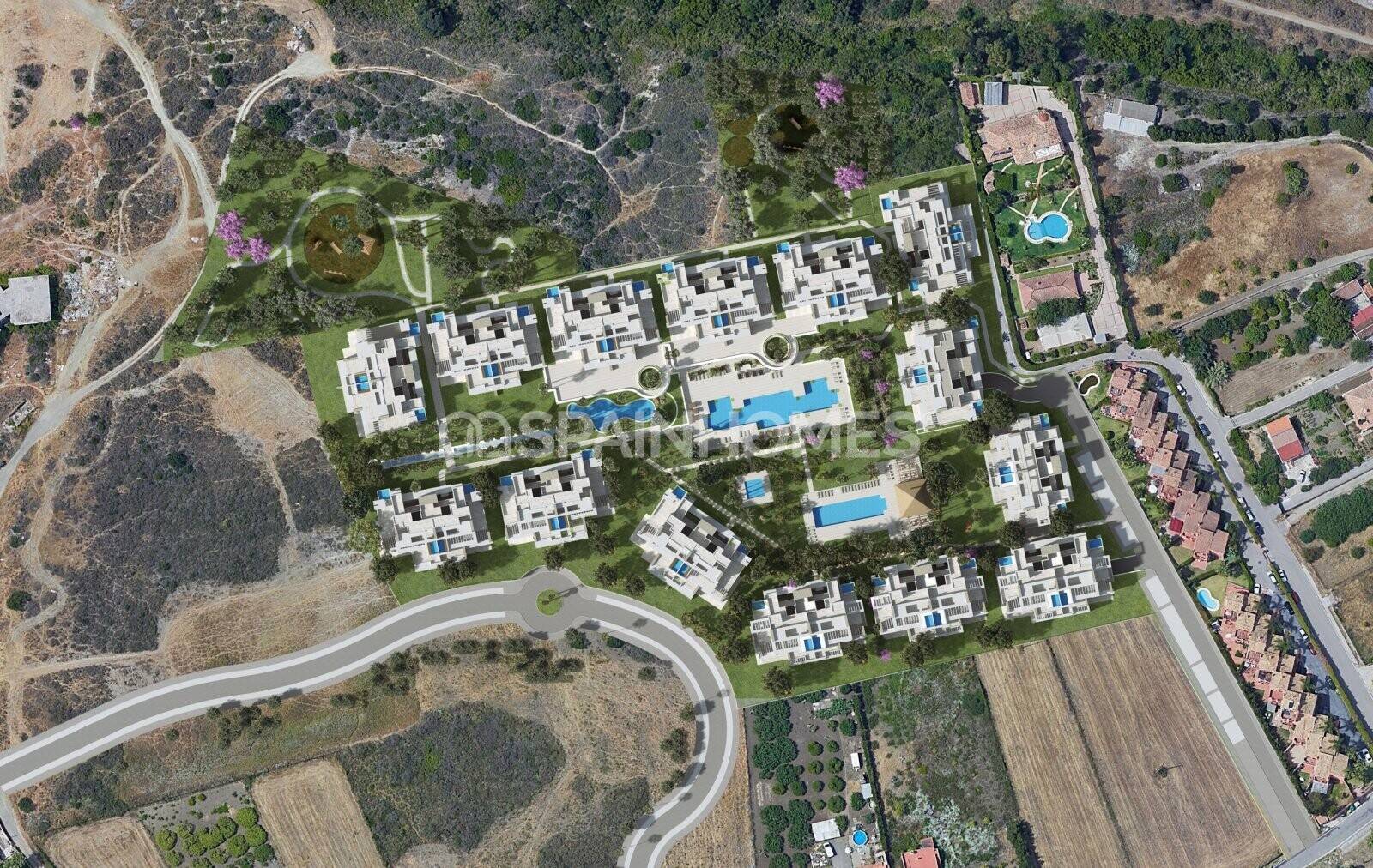 Attico a Estepona, Malaga, Spagna 3 camere da letto, 141 mq. N° 164967